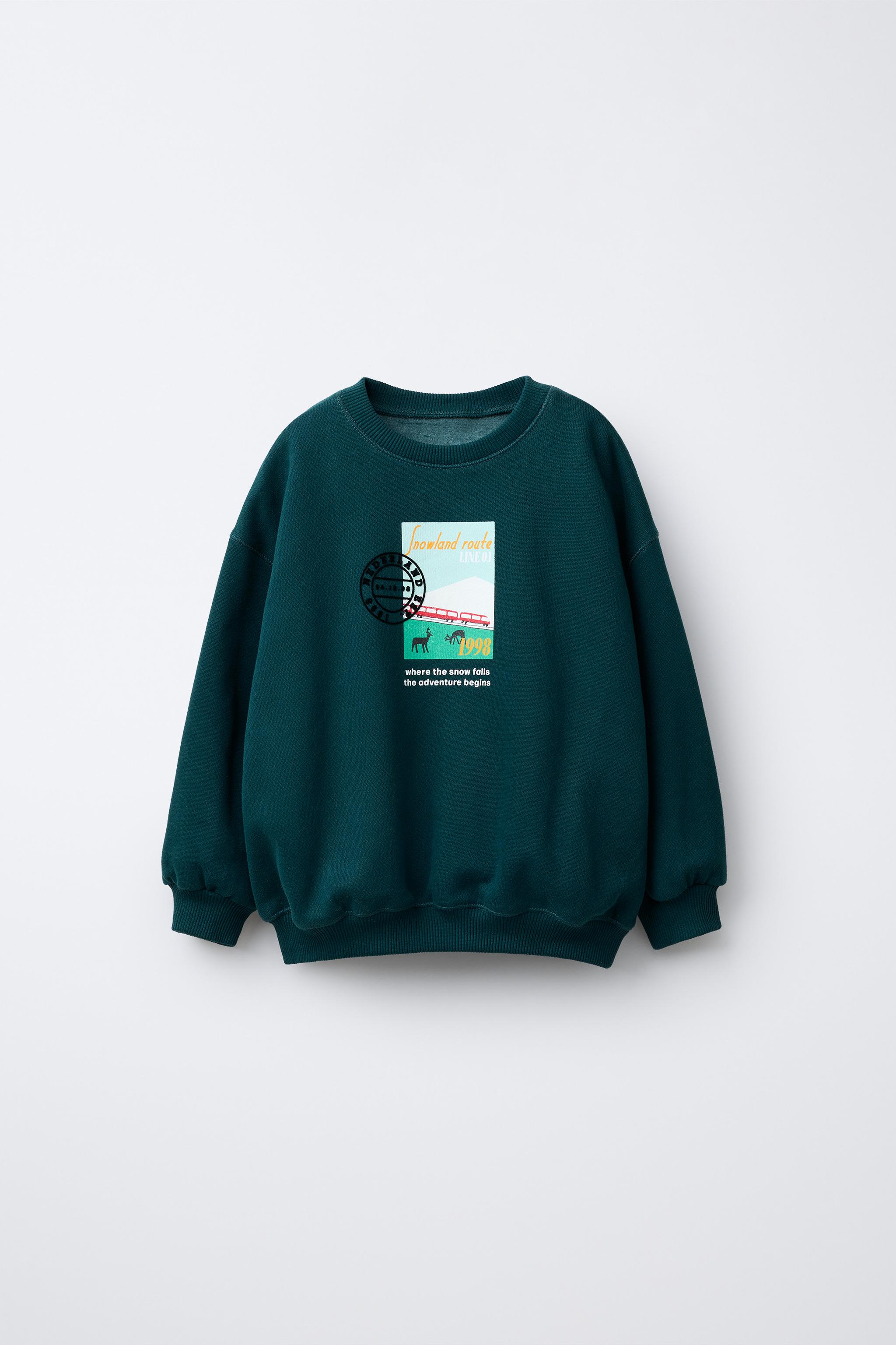 SNOWLAND PRINT SWEATSHIRT